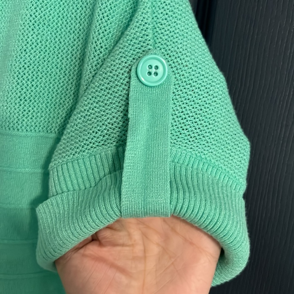 Apt. 9 women’s top. Large. Teal. - Picture 3 of 5